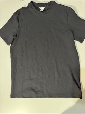 Calvin Klein Men's Short Sleeve Crew Tee - Charcoal Gray